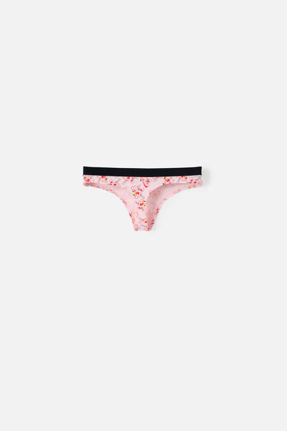  PANTY DE LA PANTERA ROSA CON ELÁSTICO ROSADO PARA MUJER