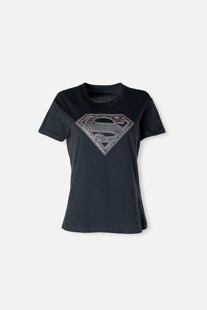  CAMISETA DE SUPERMAN SLIM FIT PARA MUJER