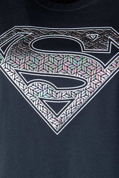  CAMISETA DE SUPERMAN SLIM FIT PARA MUJER