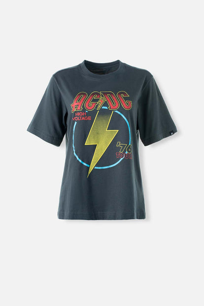  CAMISETA DE AC/DC REGULAR FIT PARA MUJER