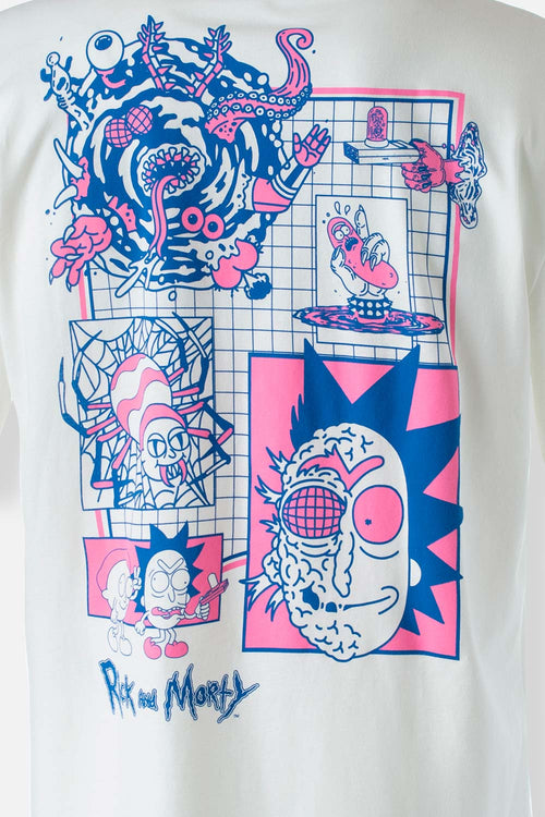 Card slide image -  CAMISETA DE RICK Y MORTY MARFIL MANGA CORTA PARA HOMBRE
