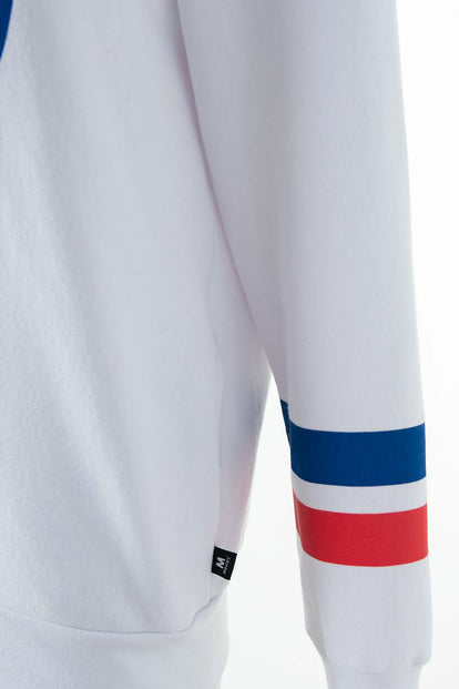  BUZO DE LA NASA BLANCO ABIERTO PARA MUJER