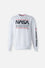 BUZO DE LA NASA BLANCO CERRADO PARA HOMBRE