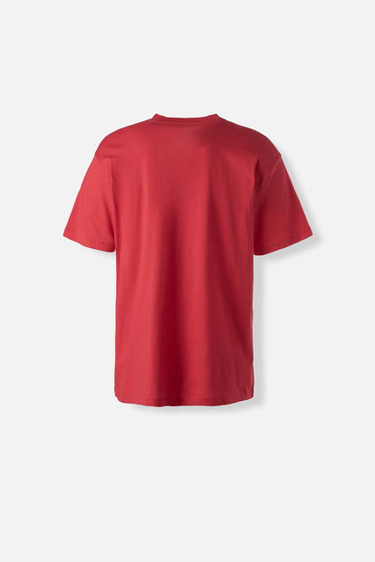 CAMISETA DE SPIDERMAN MANGA CORTA ROJO PARA HOMBRE