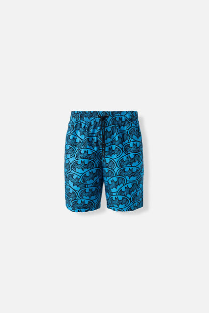  PANTALONETA DE BAÑO DE BATMAN AZUL PARA HOMBRE