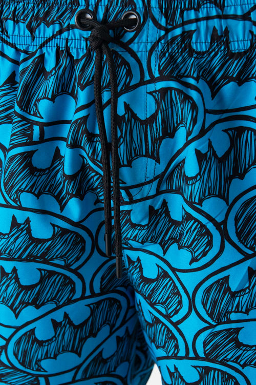 Card slide image -  PANTALONETA DE BAÑO DE BATMAN AZUL PARA HOMBRE