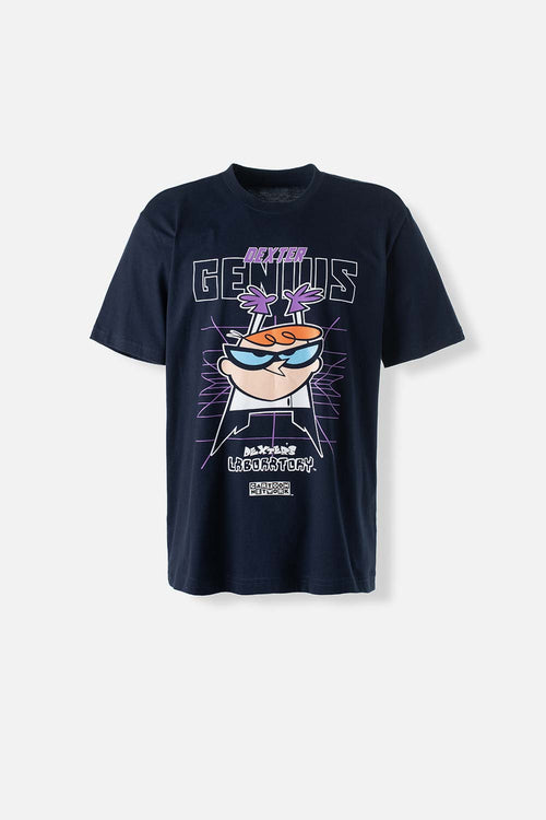 Card slide image -  CAMISETA DE DEXTER’S AZUL MANGA CORTA PARA HOMBRE