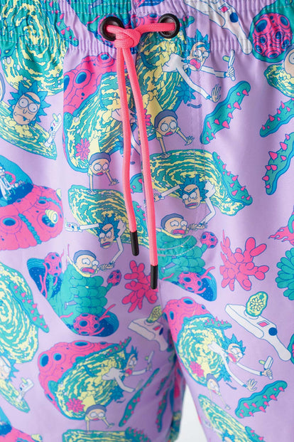  PANTALONETA DE BAÑO DE RICK Y MORTY MULTICOLOR PARA HOMBRE