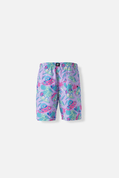  PANTALONETA DE BAÑO DE RICK Y MORTY MULTICOLOR PARA HOMBRE