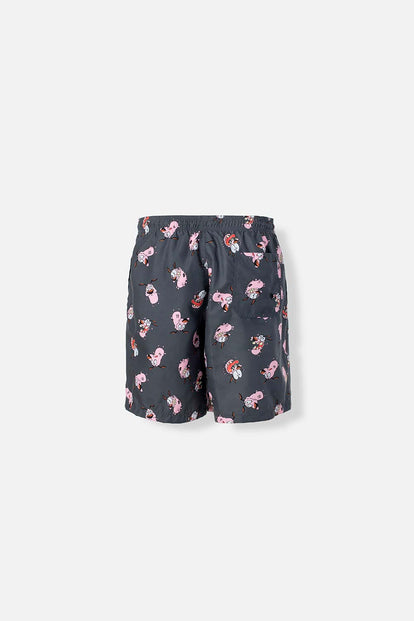  PANTALONETA DE BAÑO DE CORAJE CON CORDÓN GRIS PARA HOMBRE