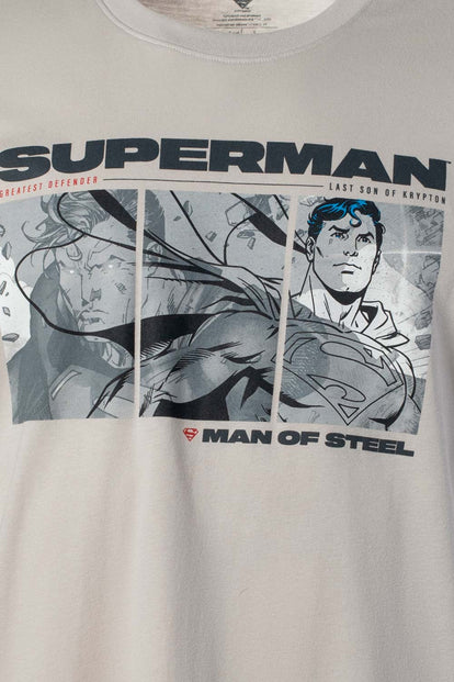  CAMISETA DE SUPERMAN REGULAR FIT PARA HOMBRE