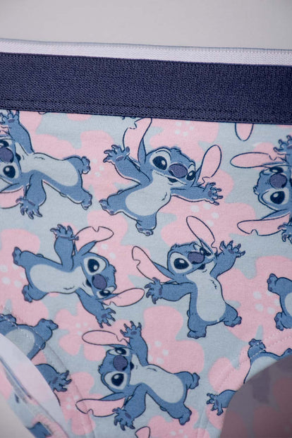  PACK X2 PANTIES DE STITCH NEGRO Y ROSADO PARA MUJER