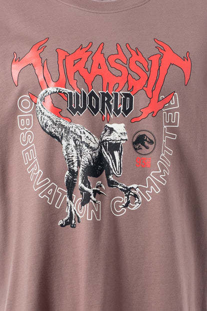  CAMISETA DE JURASSIC WORLD RELAX FIT PARA HOMBRE