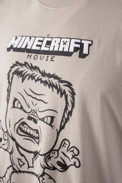  CAMISETA DE MINECRAFT REGULAR FIT PARA HOMBRE