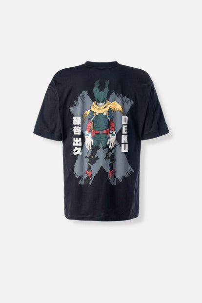  CAMISETA DE MY HERO ACADEMIA OVERSIZED FIT PARA HOMBRE