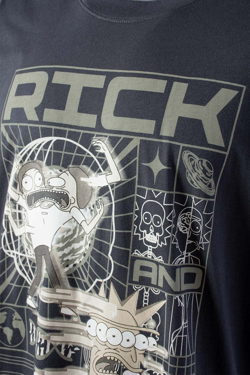 Card slide image -  CAMISETA DE RICK & MORTY OVERSIZED FIT  PARA HOMBRE