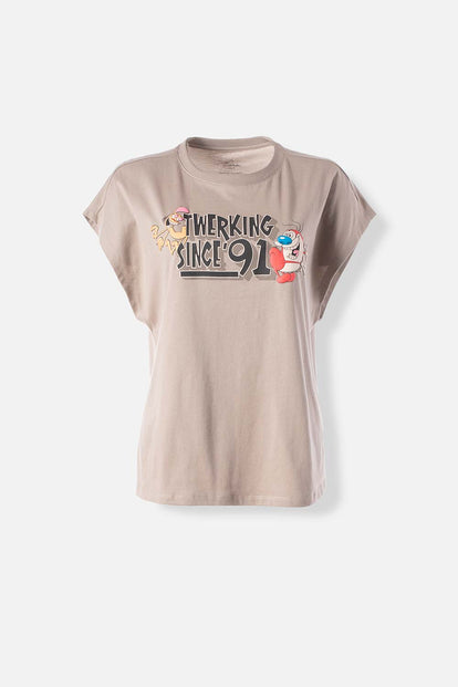  CAMISETA DE NICKELODEON REGULAR FIT PARA MUJER