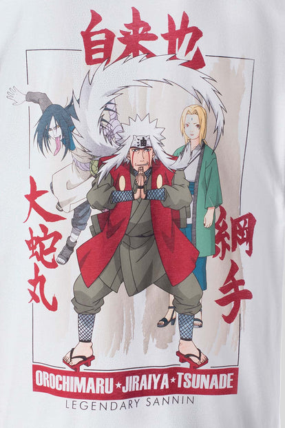  CAMISETA DE NARUTO SHIPPUDEN OVERSIZED FIT PARA HOMBRE