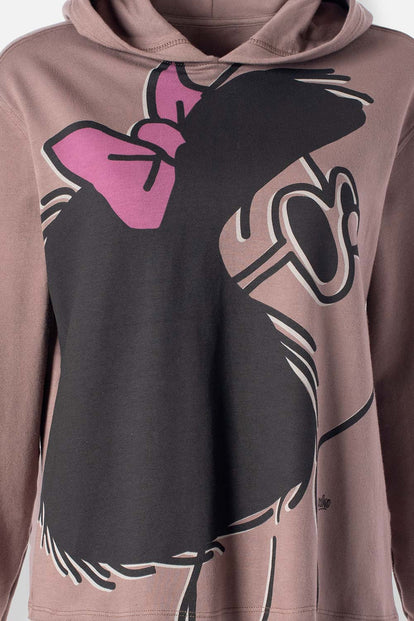  BUZO DE MAFALDA CON CAPUCHA PARA MUJER