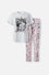 PIJAMA DE FRIENDS DE PANTALÓN LARGO MULTICOLOR PARA MUJER