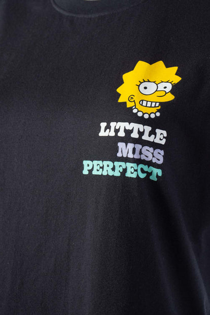  CAMISETA DE LOS SIMPSONS REGULAR FIT PARA MUJER