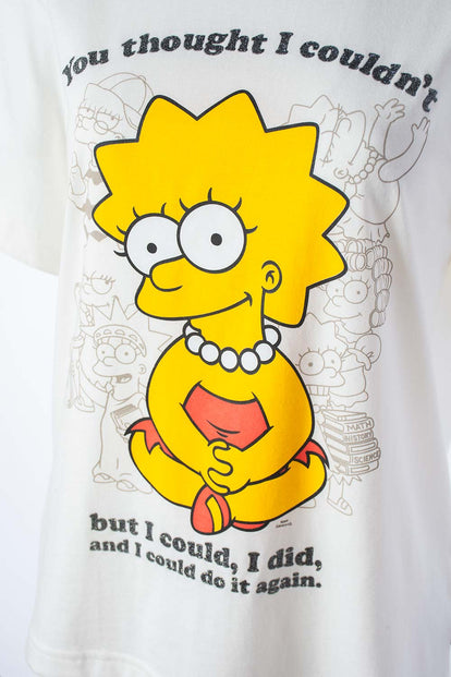  CAMISETA DE LOS SIMPSONS REGULAR FIT PARA MUJER