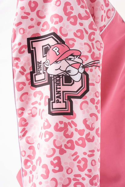  CHAQUETA DE LA PANTERA ROSA CON CIERRE PARA MUJER