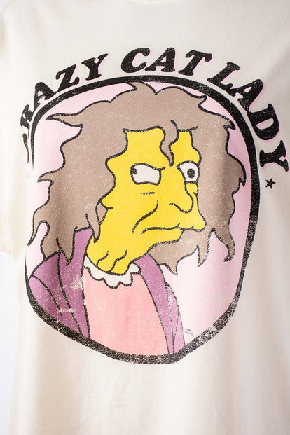  CAMISETA DE SIMPSONS RELAX FIT PARA MUJER