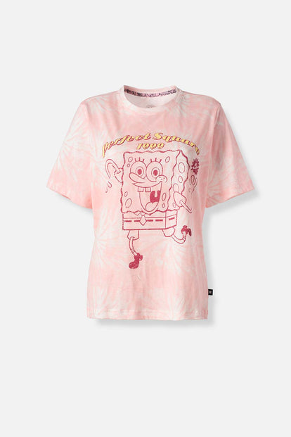  CAMISETA DE BOB ESPONJA REGULAR FIT PARA MUJER