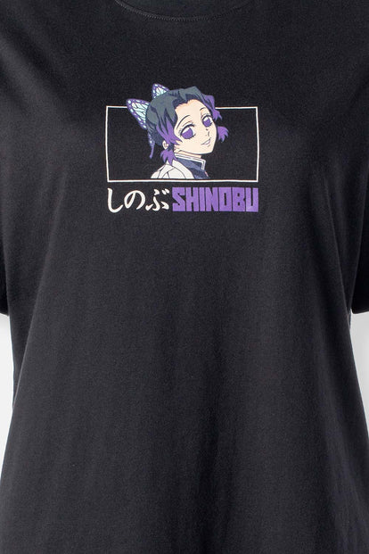  CAMISETA DEMON SLAYER REGULAR FIT PARA MUJER