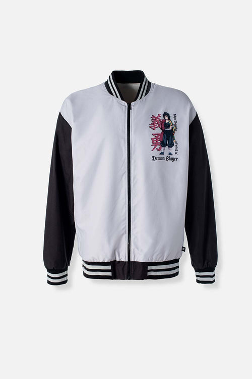 Card slide image -  CHAQUETA DE DEMON SLAYER CON CIERRE PARA HOMBRE
