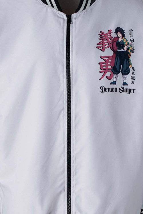 Card slide image -  CHAQUETA DE DEMON SLAYER CON CIERRE PARA HOMBRE