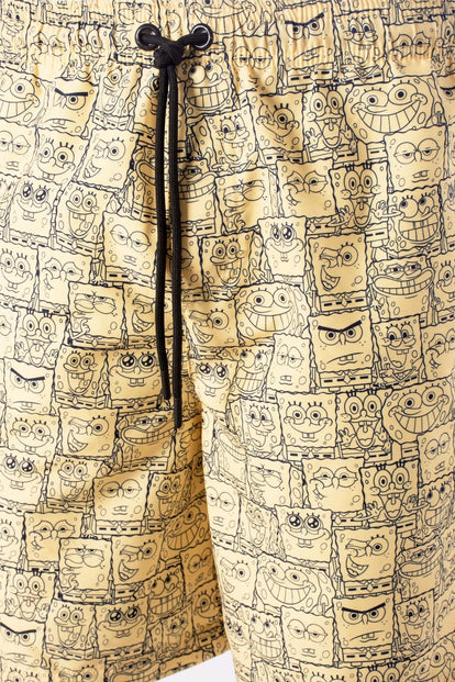  PANTALONETA DE BAÑO DE BOB ESPONJA PARA HOMBRE