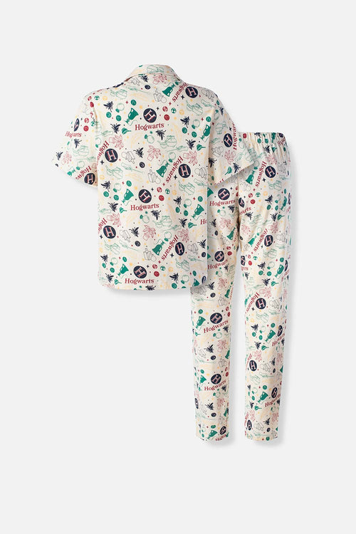 Card slide image -  PIJAMA DE HARRY POTTER CON PANTALÓN LARGO PARA MUJER