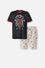 PIJAMA DE STRANGER THINGS PANTALON CORTO PARA HOMBRE