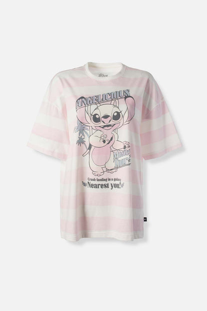  CAMISETA DE LILO Y STITCH OVERSIZED FIT PARA MUJER