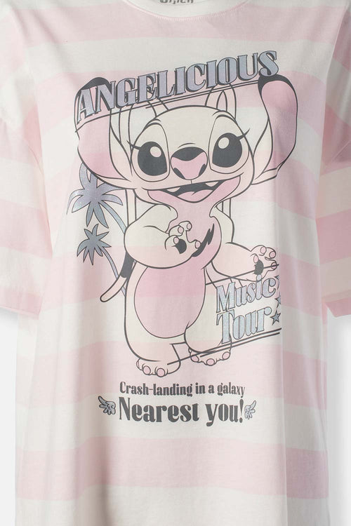 Card slide image -  CAMISETA DE LILO Y STITCH OVERSIZED FIT PARA MUJER