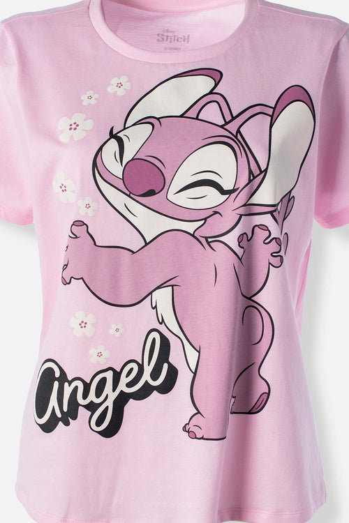 Card slide image -  PIJAMA DE LILO Y STITCH CON PANTALON LARGO PARA MUJER