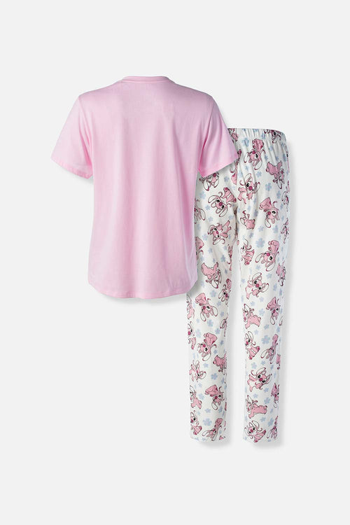 Card slide image -  PIJAMA DE LILO Y STITCH CON PANTALON LARGO PARA MUJER