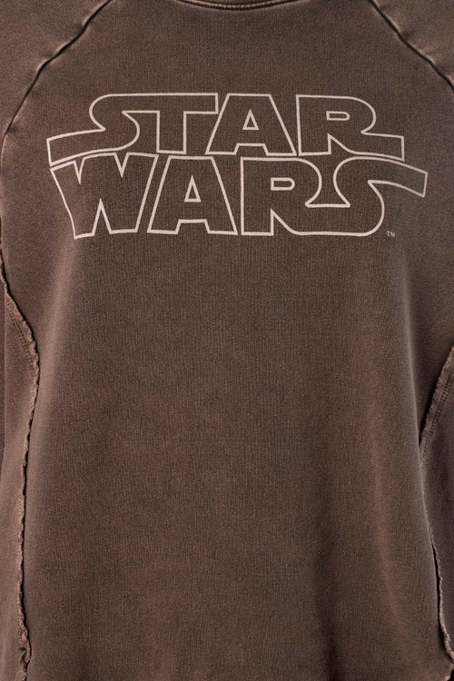 Card slide image -  BUZO DE STAR WARS CERRADO CAFE PARA MUJER