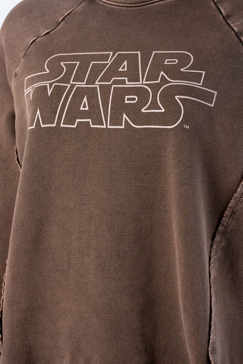 Card slide image -  BUZO DE STAR WARS CERRADO CAFE PARA MUJER