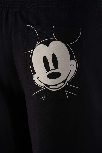  SHORT DE MICKEY MOUSE CON CINTURA ELÁSTICA PARA MUJER