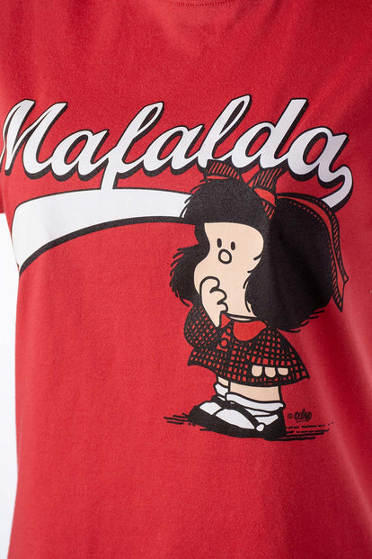  CAMISETA DE MAFALDA SLIM FIT PARA MUJER