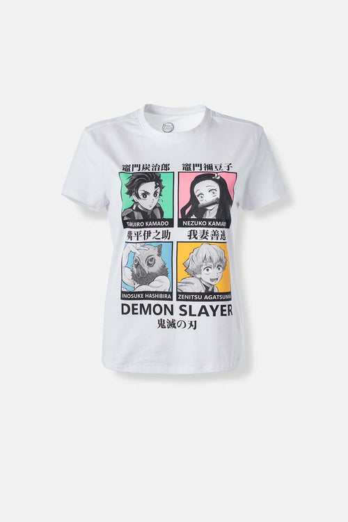 Card slide image -  CAMISETA DE DEMON SLAYER SLIM FIT PARA MUJER