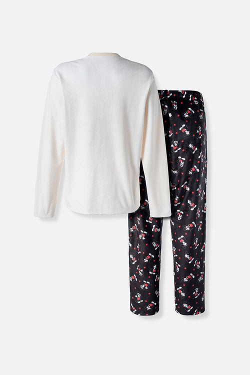 Card slide image -  PIJAMA DE MICKEY MOUSE CON PANTALON LARGO PARA MUJER