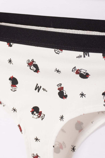  PACK X2 PANTIES DE MAFALDA PARA MUJER