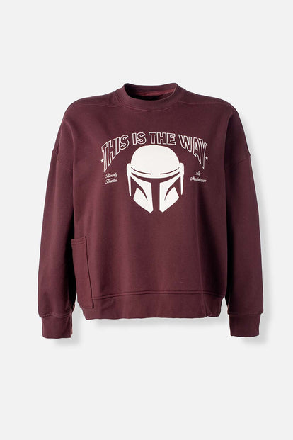  BUZO DE MANDALORIAN REGULAR FIT CERRADO PARA MUJER