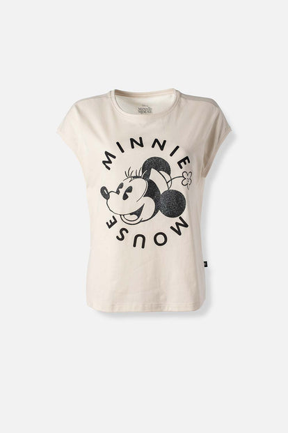  CAMISETA DE MINNIE MOUSE RELAX FIT PARA MUJER