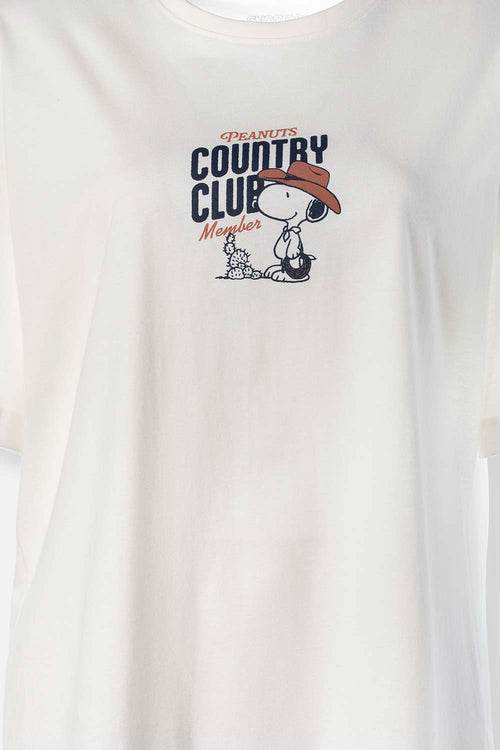 Card slide image -  CAMISETA DE SNOOPY OVERSIZED FIT PARA MUJER