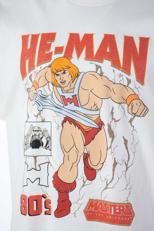 Card slide image -  CAMISETA DE HE MAN BLANCA REGULAR FIT PARA HOMBRE